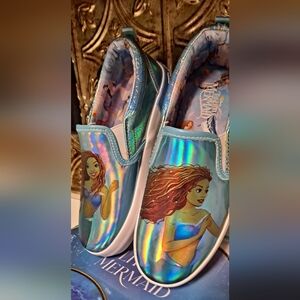 🧜‍♀️Little Mermaid Slip On Sneakers Girls Shoes